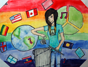 Picture of 2008 District A-12 Peace poster winner