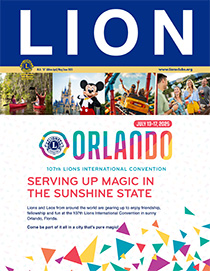Lions Magazine Cover Image