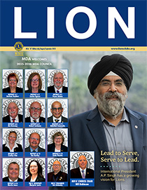 Lions Magazine Cover Image